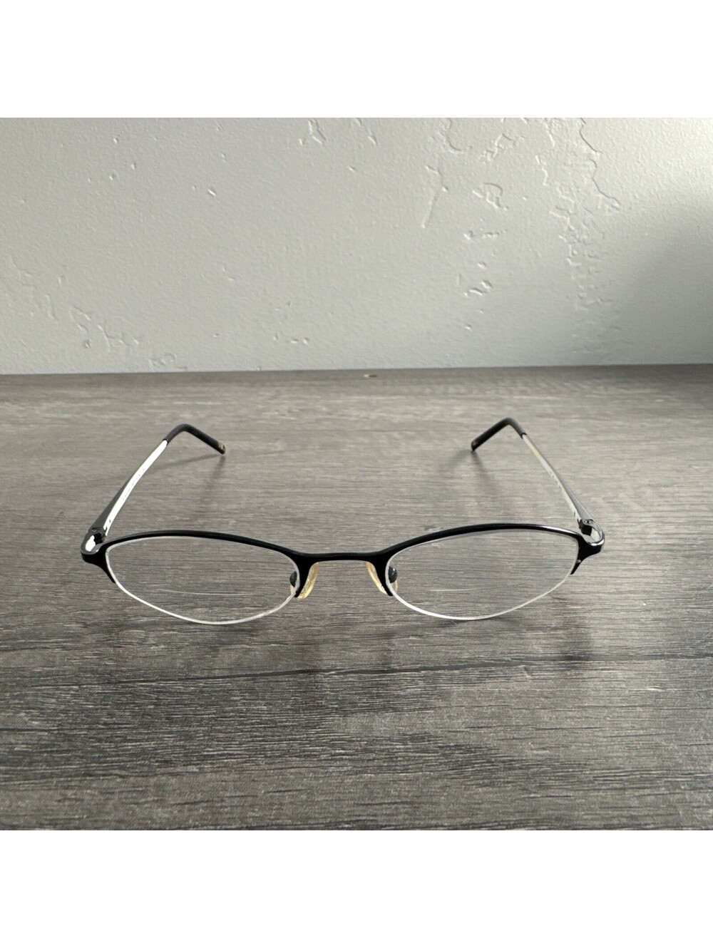Ralph Lauren Eyeglasses RL 1442 0RQ7 Black White Oval FRAMES ONLY 47-19-130
